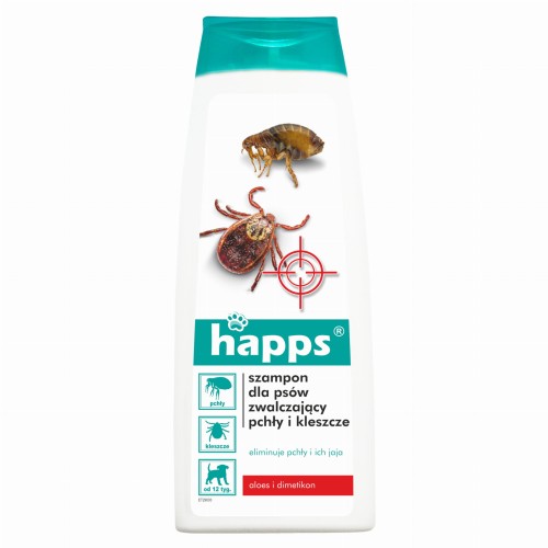 Szampon Happs dla psów na pchły i kleszcze 250 ml-1 39878