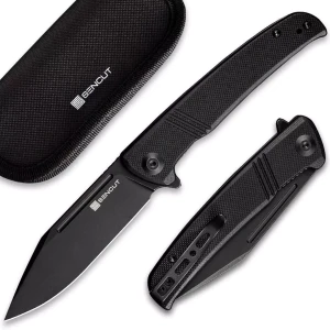 Nóż Sencut Brazoria Black G10, Black Stonewashed D2 (SA12A)