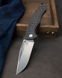 Nóż Bestech Keen II Black Titanium / Carbon Fiber Stonewashed / Satin CPM S35VN by Koens Craft (BT2301A)