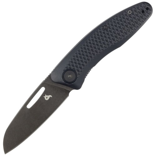 Nóż BlackFox Feresa Black Anodized Aluminium, Black Stone Washed D2 by Grigorii Matveev (BF-761 BB)-1 40153
