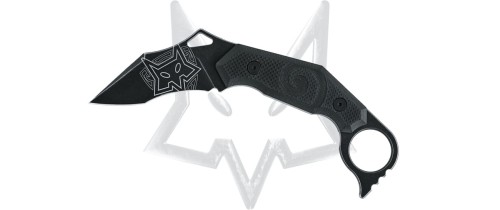 Nóż FOX Moa Karambit Black G10, Black Idroglider N690Co by Jared Wihongi (FX-651)-1 40156