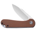 Nóż składany Civivi Elementum C907M brown micarta-5 40201