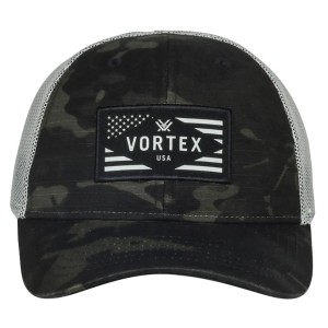 Czapka z daszkiem męska Vortex Rank and File czarny kamuflaż