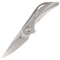 Nóż Bestech Vigil Grey Titanium, Satin M390 by Kombou (BT2201A)-1 40587