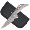 Nóż Bestech Vigil Grey Titanium, Satin M390 by Kombou (BT2201A)-2 40587