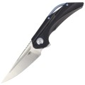 Nóż Bestech Vigil Black Titanium, Satin M390 by Kombou (BT2201C)-1 40588