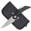 Nóż Bestech Vigil Black Titanium, Satin M390 by Kombou (BT2201C)-2 40588