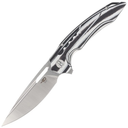 Nóż Bestech Ornetta Black/White Carbon Fiber/G10, Stonewashed Satin N690 by Kombou (BL02C)-1 40594