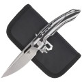 Nóż Bestech Ornetta Black/White Carbon Fiber/G10, Stonewashed Satin N690 by Kombou (BL02C)-2 40594