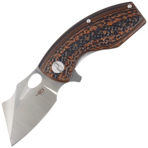 Nóż Bestech Lizard Black/Orange G10, Bead Blast/Satin D2 (BG39A)-1 40597