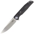 Nóż Bestech Ascot Black Carbon Fiber/G10, Satin D2 (BG19A)-1 40606