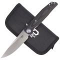 Nóż Bestech Ascot Black Carbon Fiber/G10, Satin D2 (BG19A)-2 40606