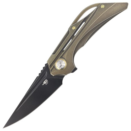 Nóż Bestech Vigil Bronze Titanium, Black Stonewashed M390 by Kombou (BT2201D)-1 40656