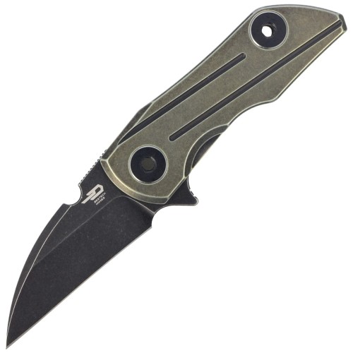 Nóż Bestech Delta Bronze Titanium, Black Stonewashed S35VN by Poltergeist Works (BT2006D)-1 40659