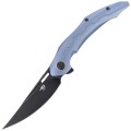 Nóż Bestech Marukka Blue Titanium, Black Stonewash M390 by Kombou (BT2002B)-1 40661