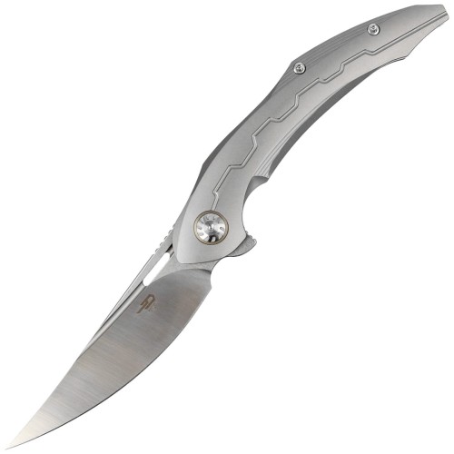 Nóż Bestech Marukka Grey Titanium, Stonewash / Satin M390 by Kombou (BT2002A)-1 40662