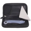 Nóż Bestech Wibra Blue Titanium, Black Stonewashed M390 by Kombou (BT2001C)-3 40663