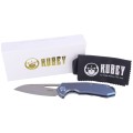 Nóż Kubey Knife Vagrant, Blue Titanium, Sandblast CPM-S30V by Maksim Tkachuk (KB284B)-3 40708
