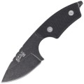 Nóż na szyję Herbertz Solingen Neck Knife Black G10, Black Stonewashed AISI 420 (55041)-1 40713