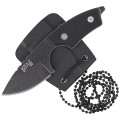Nóż na szyję Herbertz Solingen Neck Knife Black G10, Black Stonewashed AISI 420 (55041)-2 40713