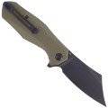 Nóż Kubey Echo Green G10, Black Stonewashed D2 (KU329B)-3 40736