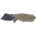 Nóż Kubey Echo Green G10, Black Stonewashed D2 (KU329B)-5 40736