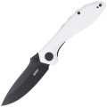 Nóż Kubey Knife Ruckus, Ivory G10, Dark Stonewashed AUS-10 by Sherif Manganas (KU314D)-1 40737