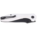 Nóż Kubey Knife Ruckus, Ivory G10, Dark Stonewashed AUS-10 by Sherif Manganas (KU314D)-2 40737