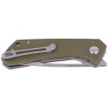 Nóż Kubey Knife Thalia, Green G10, Bead Blasted D2 (KU331D)-2 40752