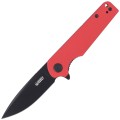 Nóż Kubey Knife Wolverine, Red G10, Dark Stonewashed D2 (KU233E)-1 40757