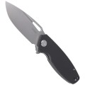Nóż Kubey Knife Wolverine, Black G10, Sand Blasted D2 (KU233A)-4 40758
