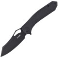 Nóż Kubey Knife Drake, Black G10, Dark Stonewashed D2 by Maksim Tkaczuk (KU310F)-1 40759