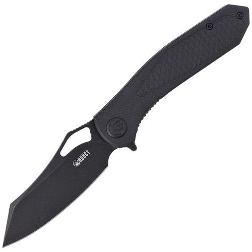 Nóż Kubey Knife Drake, Black G10, Dark Stonewashed D2 by Maksim Tkaczuk (KU310F)-1 40759