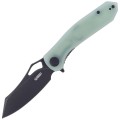 Nóż Kubey Knife Drake, Jade G10, Dark Stonewashed D2 by Maksim Tkaczuk (KU310D)-1 40760
