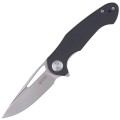 Nóż Kubey Knife Dugu, Black G10, Sand Blasted 14C28N (KU210E)-1 40763