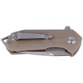 Nóż Kubey Knife Campe, Khaki G10, Bead Blasted D2 (KU203G)-2 40764