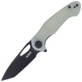 Nóż Kubey Knife Dugu, Jade G10, Dark Stonewashed 14C28N (KU159E)-1 40765