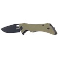 Nóż Kubey Raven Green G10, Dark Stonewashed AUS-10 by Jelly Jerry (KB245I)-5 40766