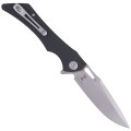 Nóż Kubey Raven Black G10, Bead Blasted AUS-10 by Jelly Jerry (KB245D)-3 40771