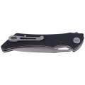 Nóż Kubey Raven Black G10, Bead Blasted AUS-10 by Jelly Jerry (KB245D)-7 40771