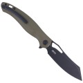 Nóż Kubey Drake OD Green G10, Darkwashed AUS-10 by Maksim Tkachuk (KB239B)-3 40773