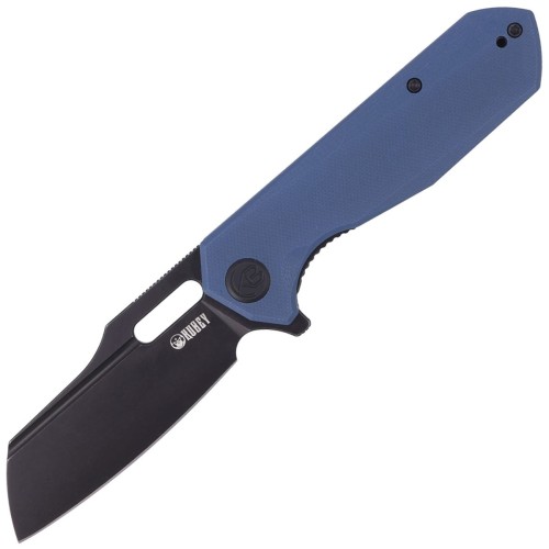 Nóż Kubey Atlas Blue G10, Dark Stonewashed 14C28N by Jelly Jerry (KU328B)-1 40776