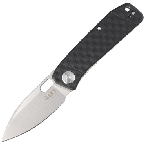 Nóż Kubey Hyde Black G10, Sand Blasted 14C28N by Colin Maisonpierre (KU2104A)-1 40777