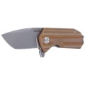 Nóż Kubey Campe Striped Beige G10, Sandblast D2 (KU203F)-2 40790