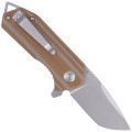 Nóż Kubey Campe Striped Beige G10, Sandblast D2 (KU203F)-3 40790