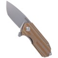 Nóż Kubey Campe Striped Beige G10, Sandblast D2 (KU203F)-4 40790