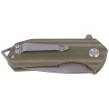 Nóż Kubey Campe Striped Green G10, Sandblast D2 (KU203E)-2 40791