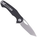 Nóż Kubey Dugu Tanto Black G10, Sand Blasted 14C28N (KU159C)-3 40792