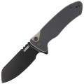Nóż Kubey Knife Creon Black/Tan G10, Blackwashed AUS-10 (KU336F)-1 41000