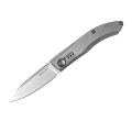 Nóż Real Steel Stella Premium Gray Titanium, Satin S35VN by Poltergeist Works (9052)-1 41061
